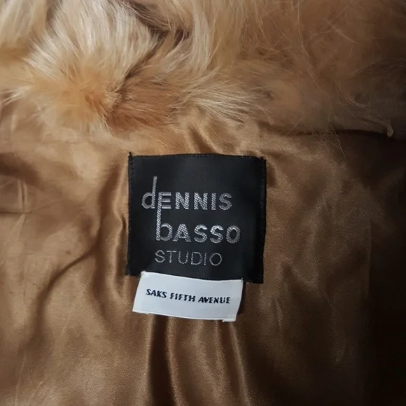 Dennis Basso Saks Fifth Aveneu Real Fox Fur Coat - Picture 3 of 5